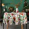 Outdoor and Indoor Spill Proof Waterproof Tablecloth,Vintage Floral Design Patio Fabric Table Cover,Home Dinner Décor Wrinkle Free Table Cloths(60" Round no Zipper and Hole)